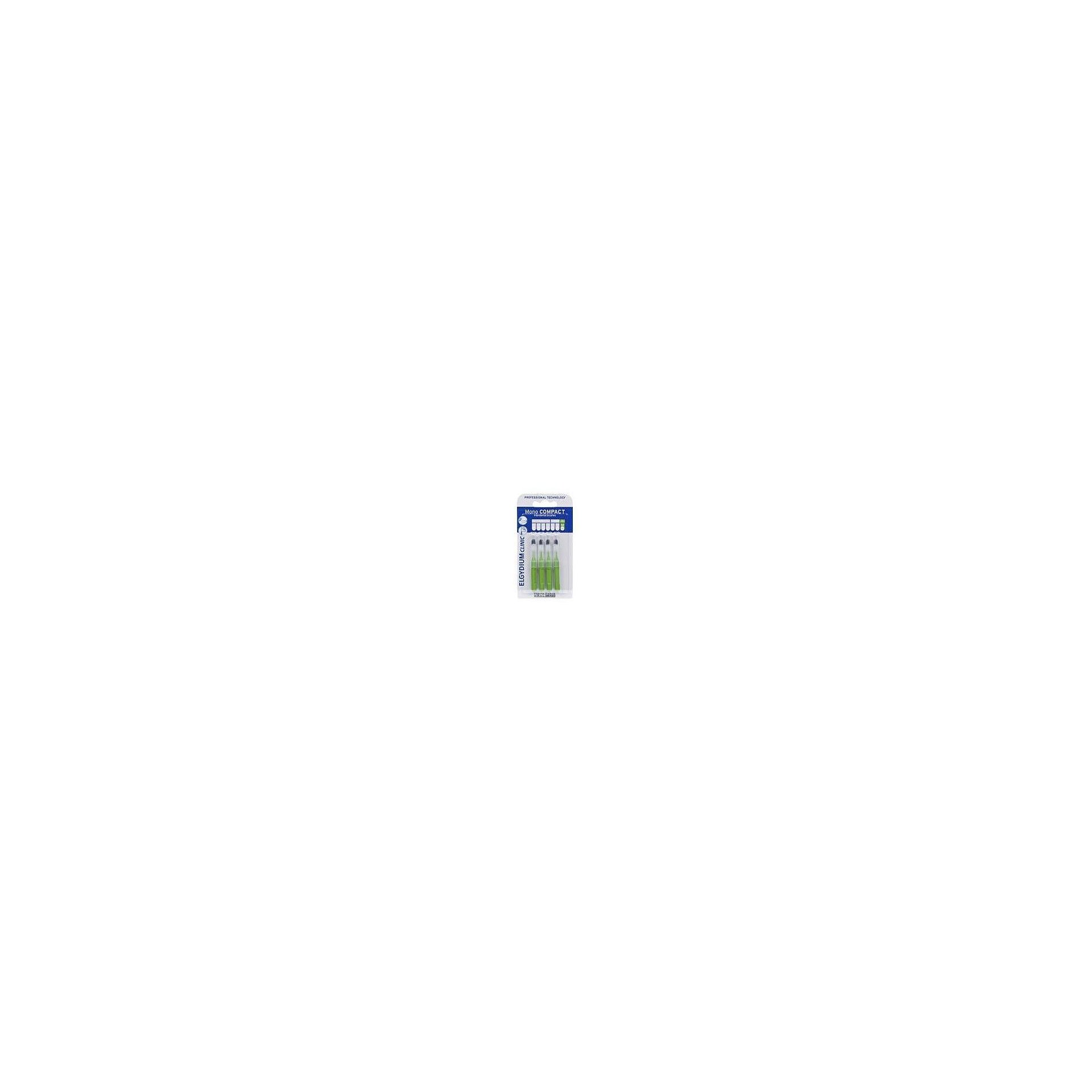 ELGYDIUM CLINIC МОНО КОМПАКТ ИНТЕРДЕНТАЛНИ ЧЕТКИ ЗЕЛЕН