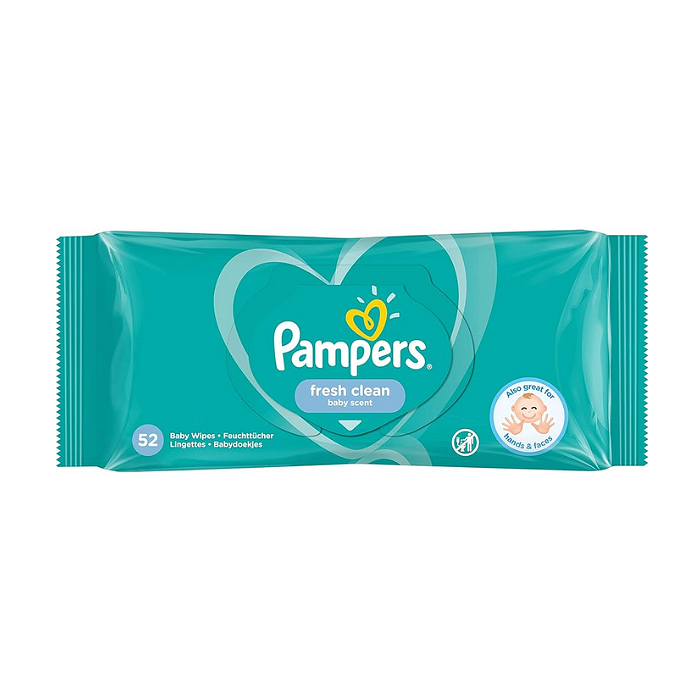 ПАМПЕРС МОКРИ КЪРПИЧКИ BABY FRESH 6 Х 52 PAMPERS (ПРОМО ПАКЕТ)