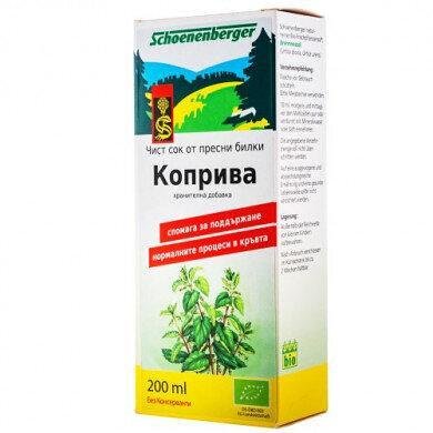 БИО СОК ОТ КОПРИВА 200 МЛ.