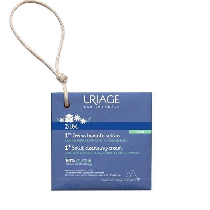 URIAGE BABY 1st CRÈME LAVANTE SOLID BEBE ПОЧИСТРАЩ КРЕМ-САПУН 100Г