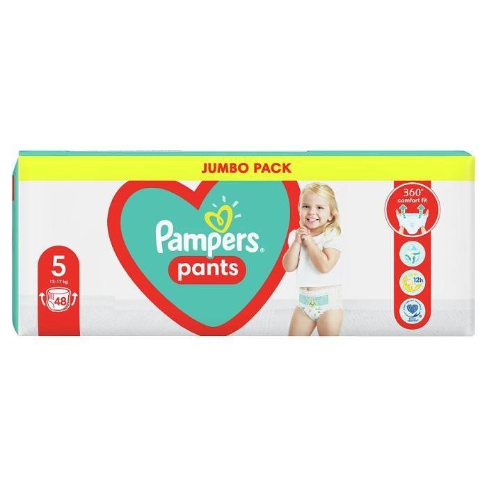 ПАМПЕРС ПАНТС ГАЩИ N5 12-17 КГ Х 48 PAMPERS JP