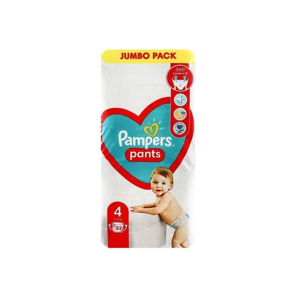 ПАМПЕРС ПАНТС ГАЩИ N4 9-14 КГ Х 52 PAMPERS JP
