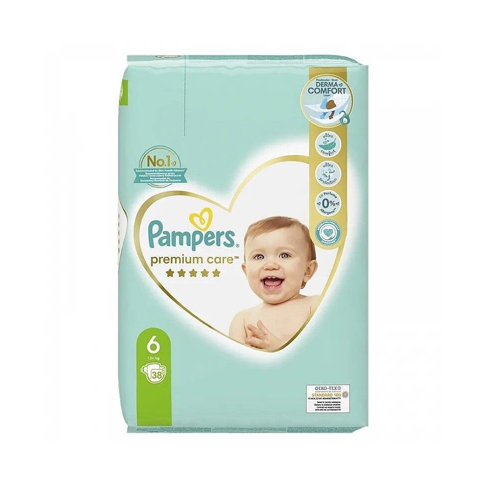 ПАМПЕРС PREMCARE S6 13+КГ Х 38 PAMPERS