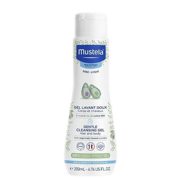 MUSTELA GENTLE CLEANSING GEL / МУСТЕЛА НЕЖЕН ИЗМИВАЩ ГЕЛ ЗА КОСА И ТЯЛО 200 МЛ