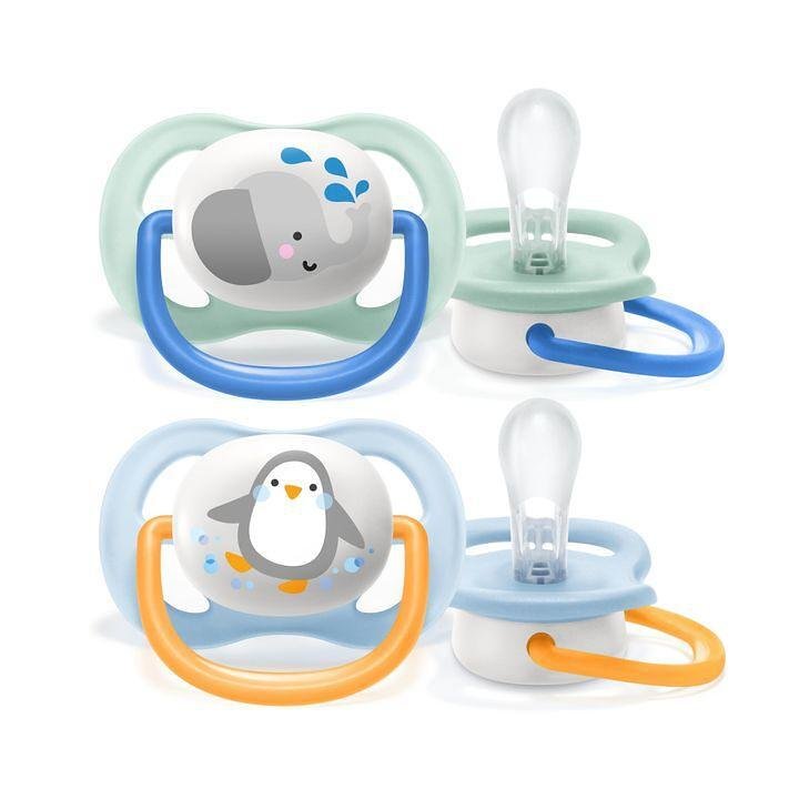 АВЕНТ ЗАЛЪГАЛКИ ULTRA AIR HAPPY ANIMALS Х 2 БР + СТЕРИЛИЗАТОРНА КУТИЯ 0-6M.