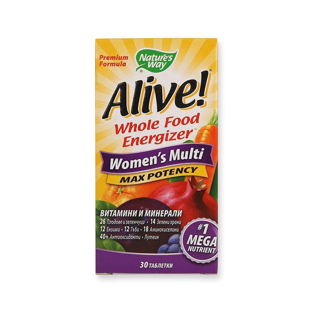 АЛАЙВ МУЛТИВИТАМИНИ ЗА ЖЕНИ ТАБЛ. X30 ALIVE
