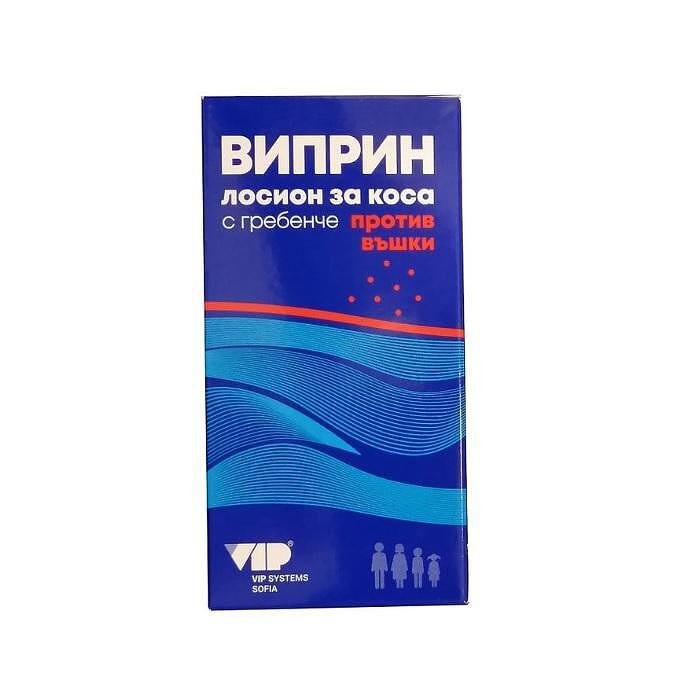 ВИПРИН ЛОСИОН + ГРЕБЕН 100 МЛ.