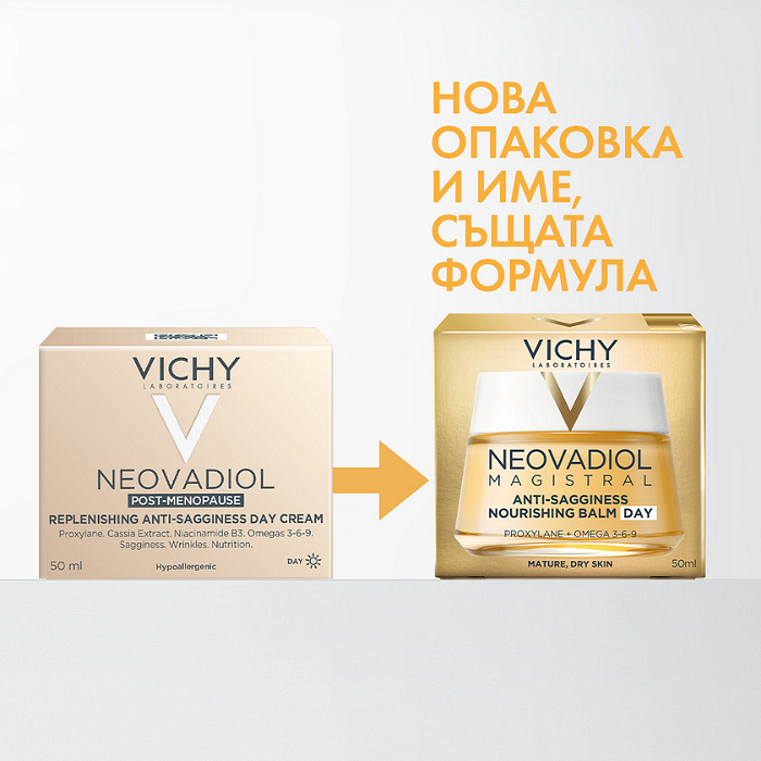 VICHY NEOVADIOL POST-MENOPAUSE КРЕМ ДНЕВЕН ПОДХРАНВАЩ 50 МЛ.