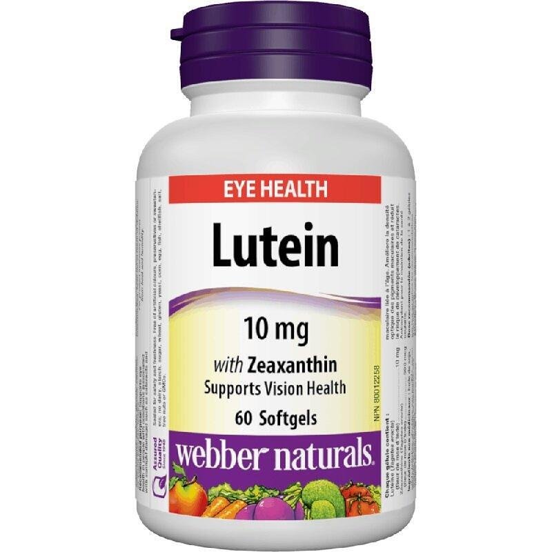 ЛУТЕИН КАПС. 10 МГ Х 60 Webber Naturals
