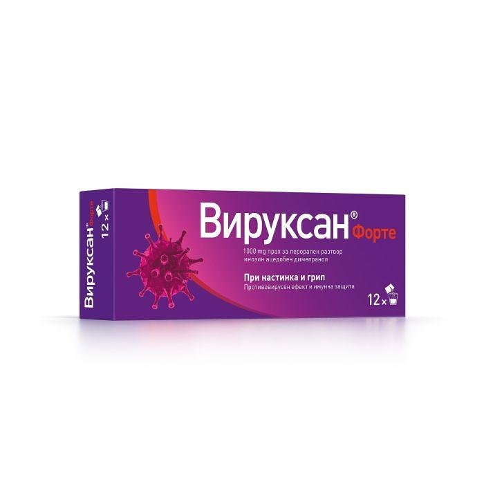 ВИРУКСАН ФОРТЕ 1000 МГ ПРАХ Х 24