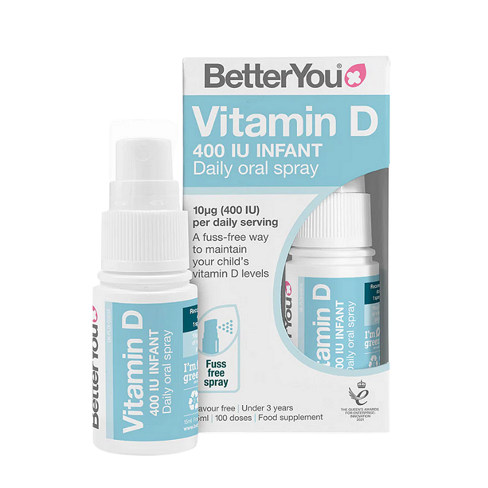 BETTER YOU ВИТАМИН D 400 IU INFANT СПРЕЙ ЗА БЕБЕТА И МАЛКИ ДЕЦА 15 МЛ