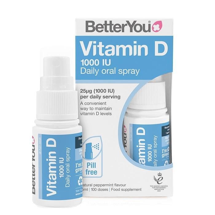 BETTER YOU ВИТАМИН D1000 IU СПРЕЙ 15 МЛ
