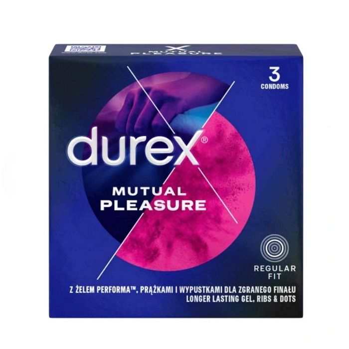 DUREX ПРЕЗЕРВАТИВИ MUTUAL PLEASURE Х 3
