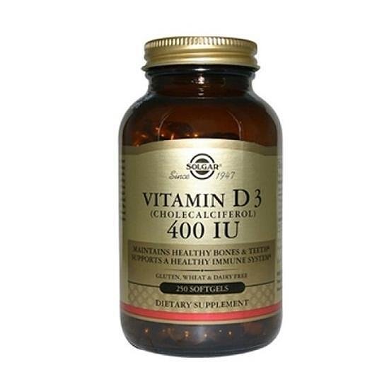 СОЛГАР ВИТАМИН D3 КАПС. 400 IU Х 100