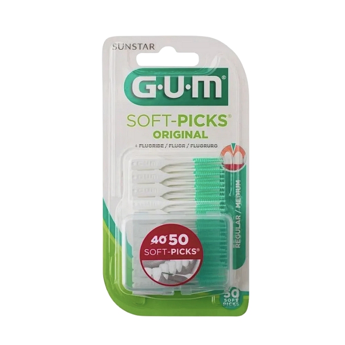 GUM КЛЕЧКИ ЗА ЗЪБИ С МЕК НАКРАЙНИК Х 50