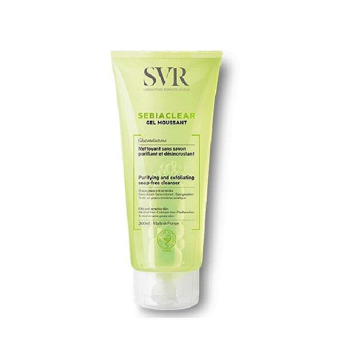 SVR SEBIACLEAR GEL MOUSSANT ИЗМИВНА ГЕЛ-ПЯНА ЗА ЛИЦЕ 200 МЛ