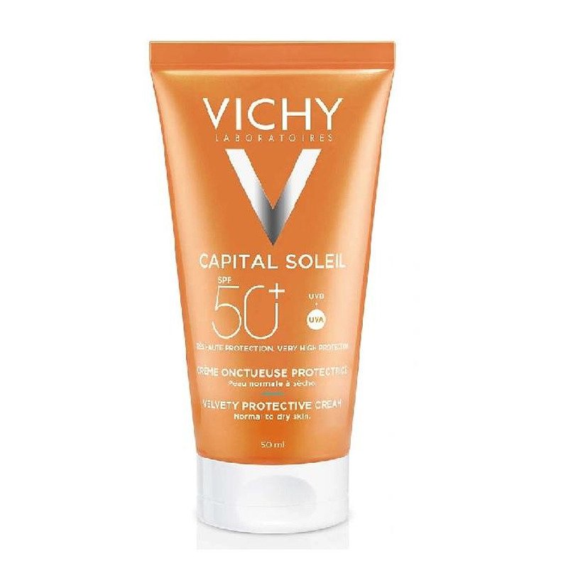 VICHY CAPITAL SOLEIL SPF50+ КРЕМ ЗА ЛИЦЕ С КАДИФЕНА ТЕКСТУРА 50 МЛ