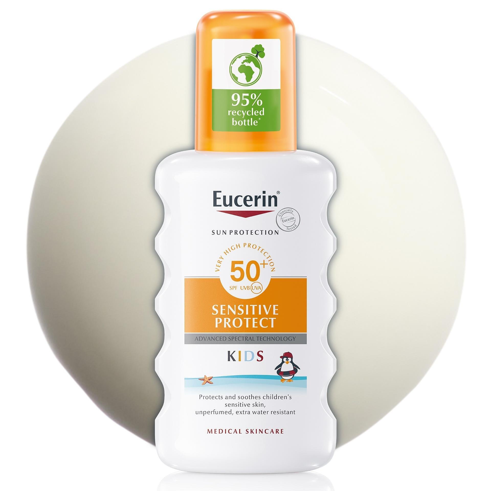 EUCERIN SUN SPF50+ СПРЕЙ ЗА ДЕЦА 200 МЛ