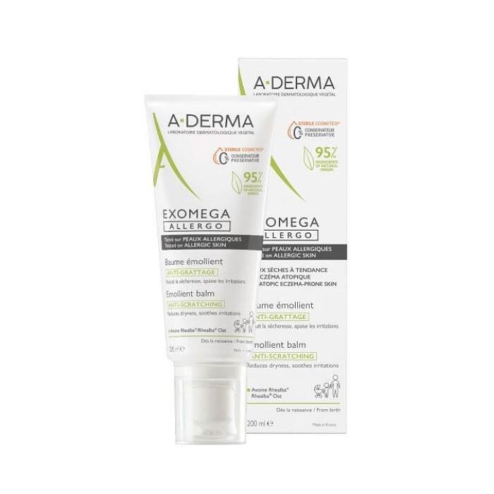 A-DERMA ЕXOMEGA ALLERGO ЕМОЛИЕНТЕН БАЛСАМ 200 МЛ