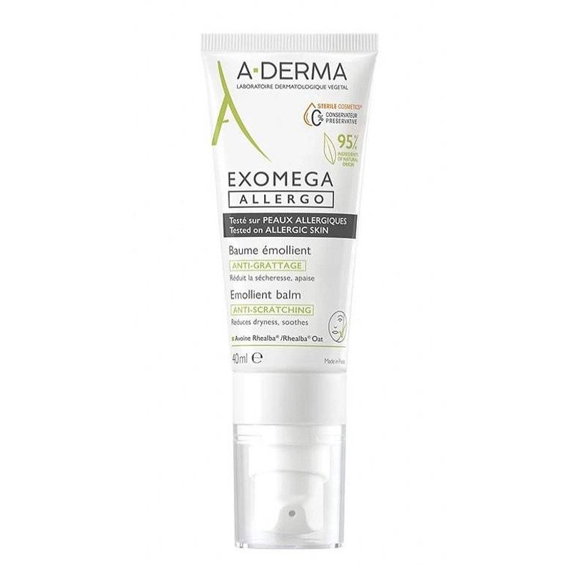 A-DERMA ЕXOMEGA ALLERGO ЕМОЛИЕНТЕН БАЛСАМ 40 МЛ