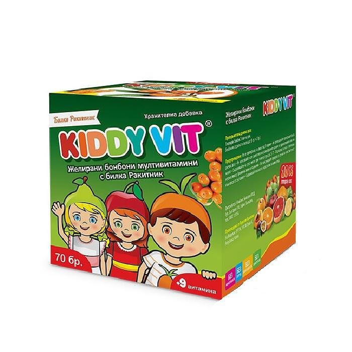 КИДИ ВИТ ЖЕЛИРАНИ БОНБОНИ Х 70 WEDO