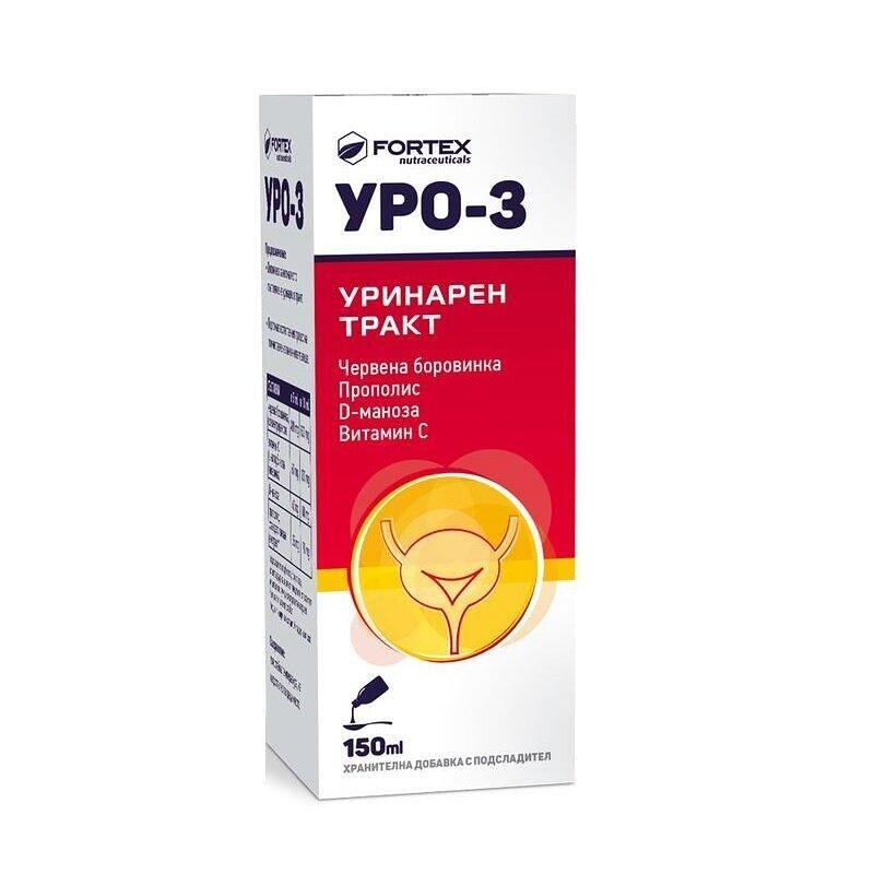 УРО-3 СИРОП 150 МЛ ФОРТЕКС