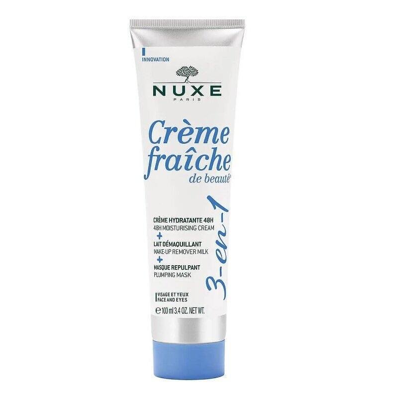 NUXE CREME FRAICHE 3В1 ХИДРАТИРАЩ КРЕМ ЗА ЛИЦЕ И ОЧИ 100 МЛ
