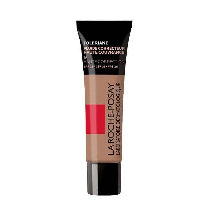 LA ROCHE POSAY TOLERIANE ФОН ДЬО ТЕН ФЛУИД 15 КОРИГИРАЩ ЗА ЛИЦЕ 30 МЛ./златист/