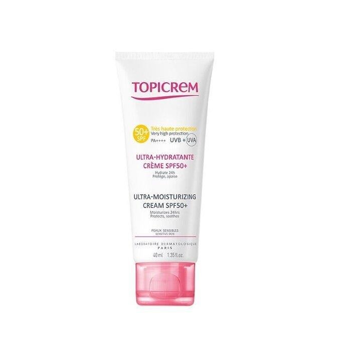 ТОПИКРЕМ HYDRA+ ФОТОЗАЩИТЕН ХИДРАТИРАЩ КРЕМ SPF50 40 МЛ