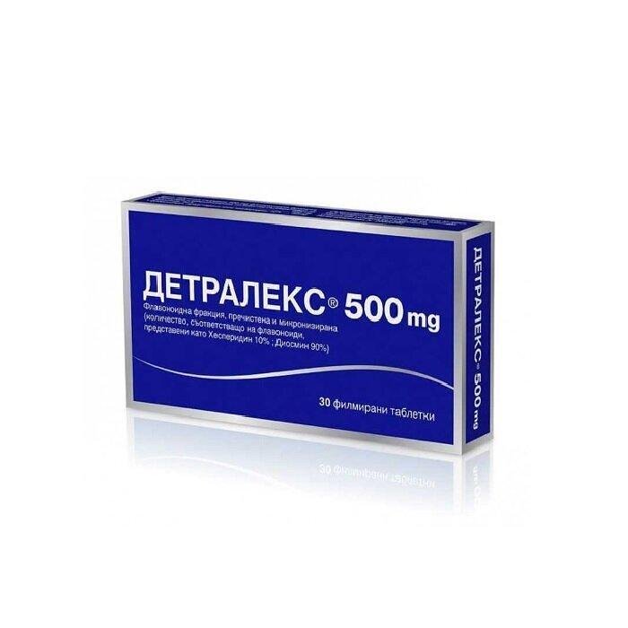 ДЕТРАЛЕКС ТАБЛ. 500МГ Х 30