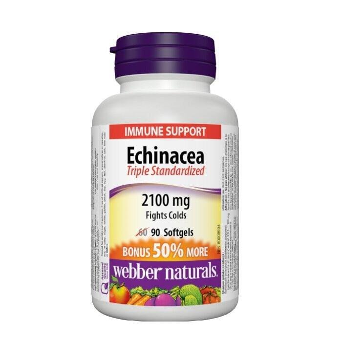 ЕХИНАЦЕЯ КАПС. 2100 МГ Х 90 Webber Naturals