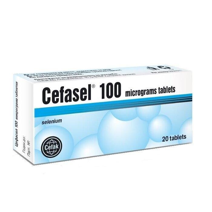 ЦЕФАСЕЛ ТАБЛ. 100 МКГ Х 20