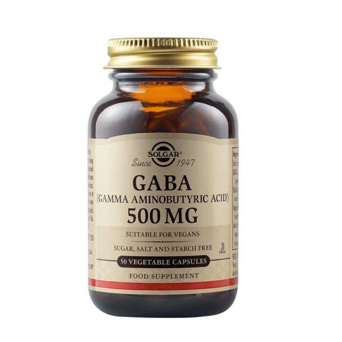 СОЛГАР GABA (ГАМА-АМИНОМАСЛЕНА КИСЕЛИНА) КАПС. Х 50