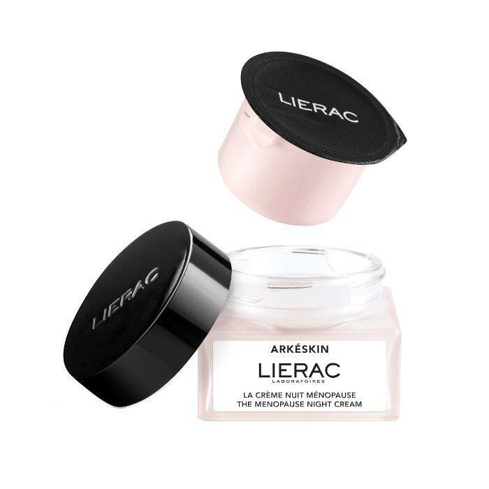 LIERAC ARKESKIN НОЩЕН КРЕМ ЗА ЛИЦЕ ПРИ МЕНОПАУЗА (ПЪЛНИТЕЛ) 50 МЛ