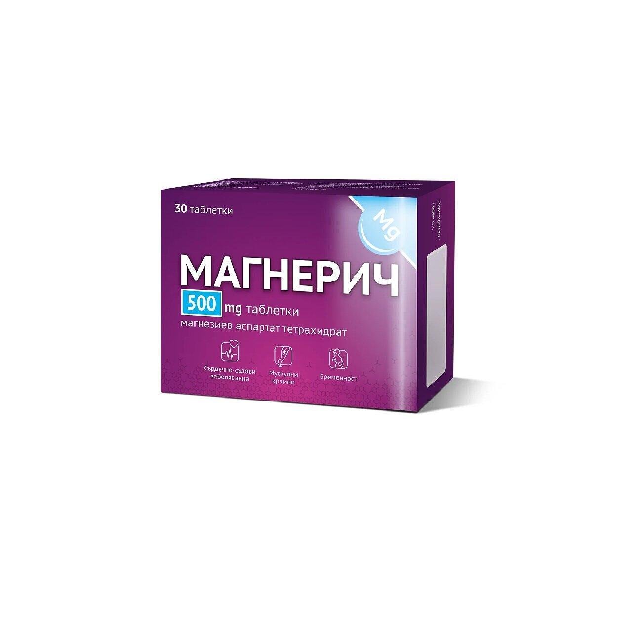 МАГНЕРИЧ ТАБЛ. 500 МГ Х 30