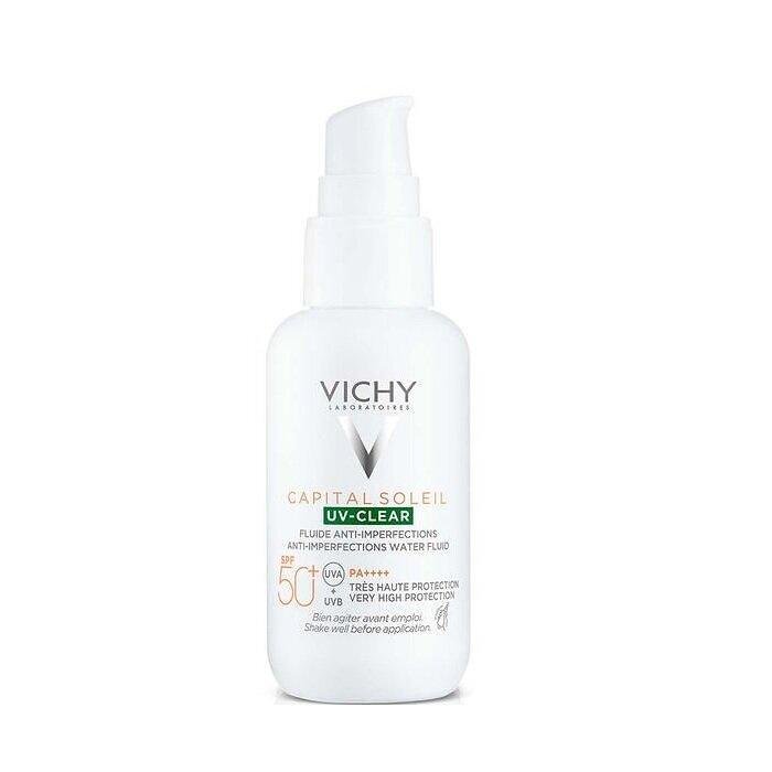 VICHY CAPITAL SOLEIL UV-CLEAR SPF50+ ЗАЩИТЕН ФЛУИД ЗА ЛИЦЕ 40 МЛ