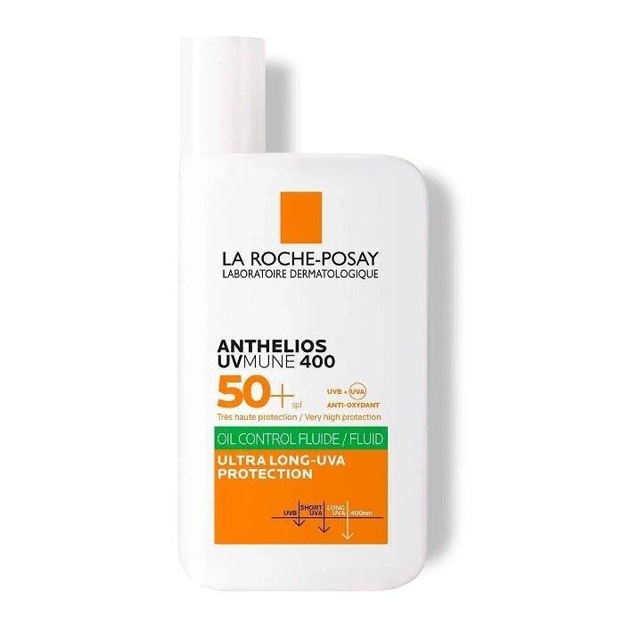 LA ROCHE POSAY ANTHELIOS UVMUNE 400 OIL CONTROL SPF50+ ЗАЩИТЕН ФЛУИД ЗА ЛИЦЕ ЗА МАЗНА КОЖА 50 МЛ