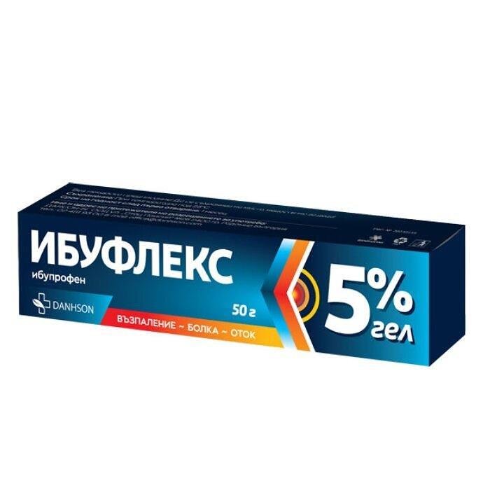 ИБУФЛЕКС ГЕЛ 5% 50 ГР
