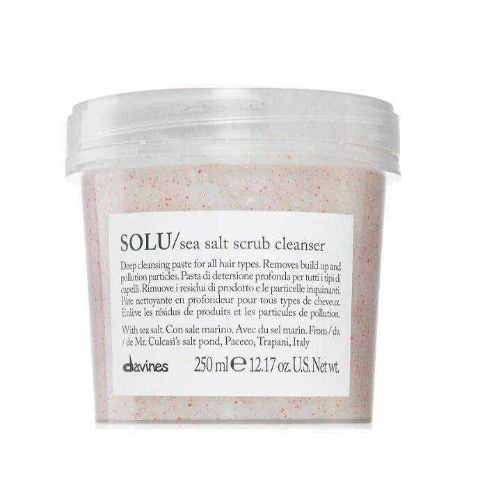 DAVINES SOLU SALT SCRUB ПОЧИСТВАЩА И ОСВЕЖАВАЩА ПАСТА 250 МЛ