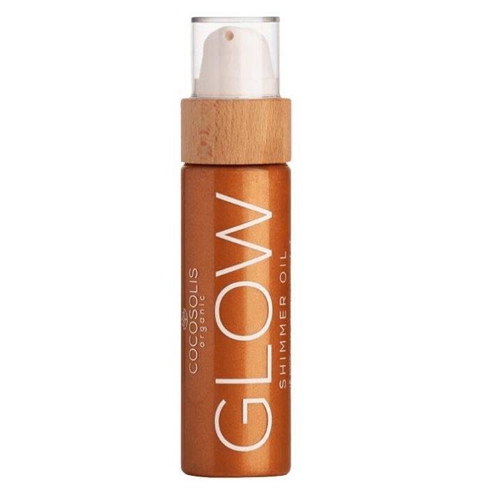 COCOSOLIS GLOW SHIMMER OIL НАТУРАЛНО СУХО МАСЛО ЗА ТЯЛО С БЛЕСТЯЩИ ЧАСТИЦИ Х 100 МЛ