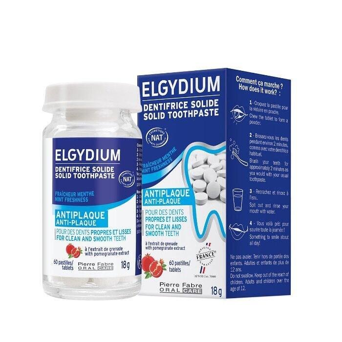 ELGYDIUM SOLID ПАСТА ЗА ЗЪБИ НА ТАБЛЕТКИ Х 60