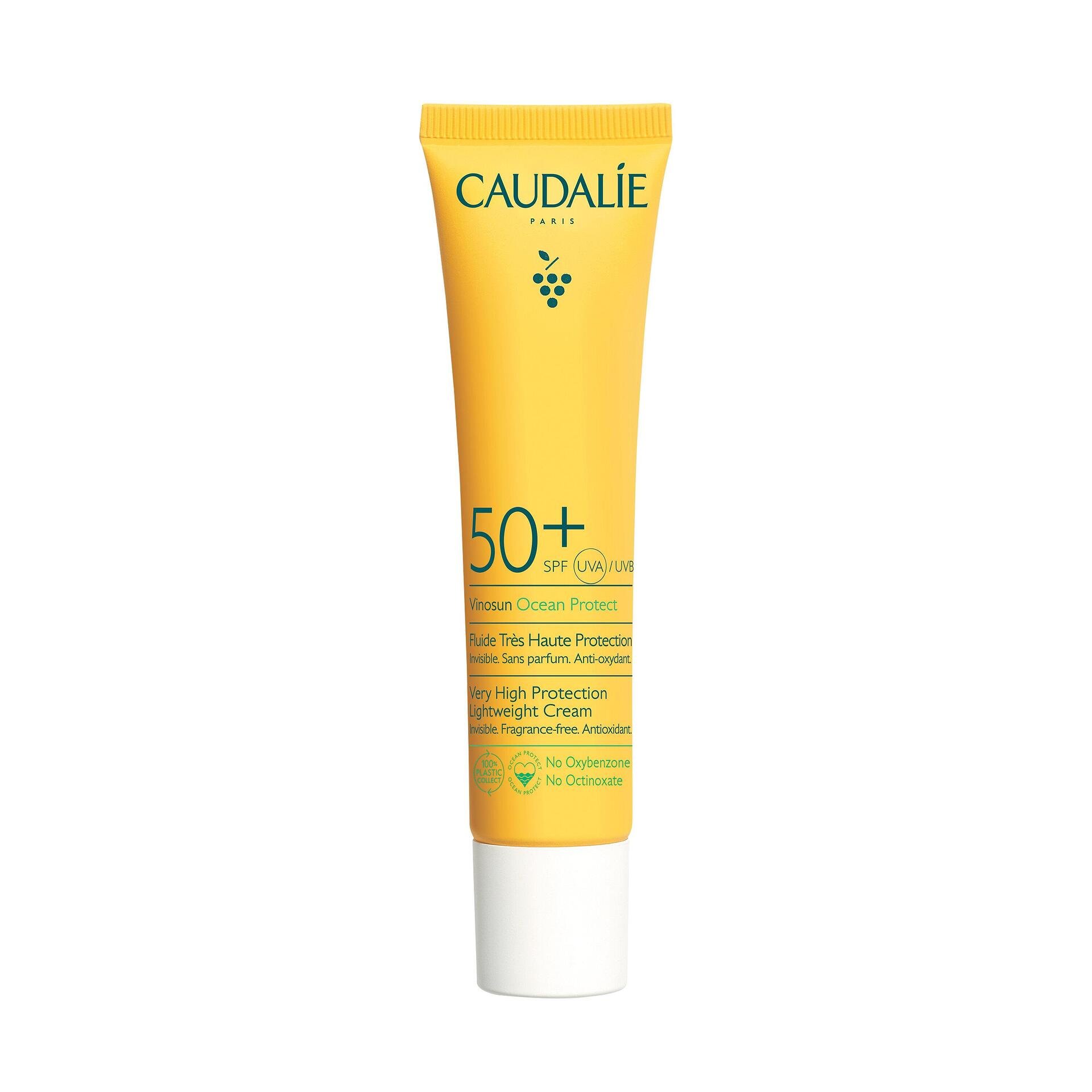 CAUDALIE VINOSUN SPF50+ ЛЕК СЛЪНЦЕЗАЩИТЕН КРЕМ-ФЛУИД 40 МЛ