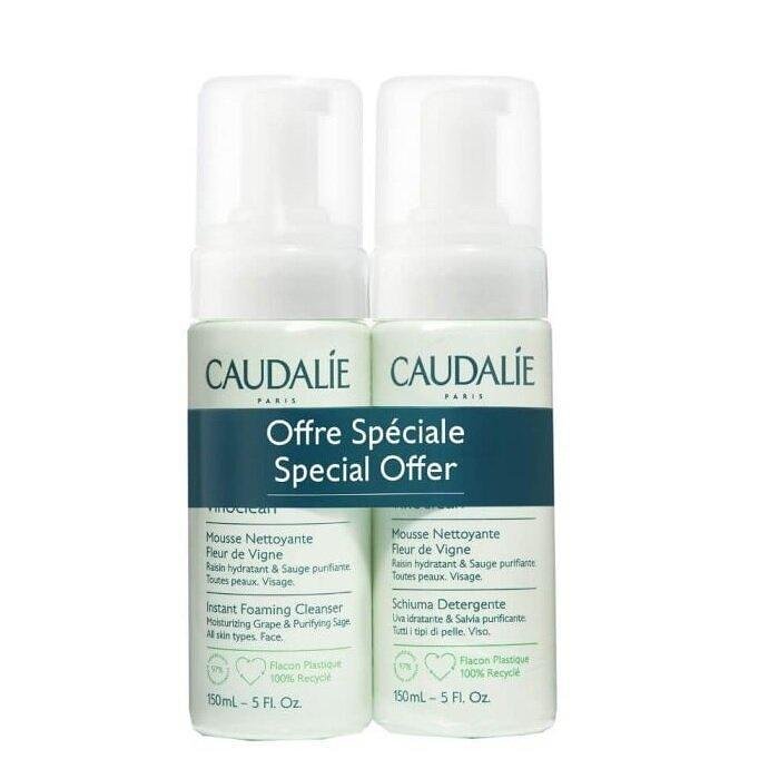 CAUDALIE VINOCLEAN ДУО ПОЧИСТВАЩА ПЯНА 2 Х 150 МЛ ПРОМО