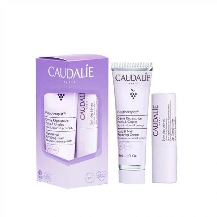 CAUDALIE VINOTHERAPIST ДУО КРЕМ ЗА РЪЦЕ + БАЛСАМ ЗА УСТНИ ПРОМО