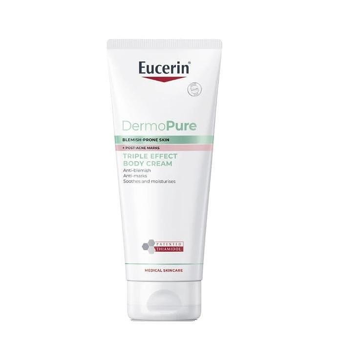EUCERIN DERMPURE КРЕМ ЗА ТЯЛО С ТРОЙНО ДЕЙСТВИЕ 200 МЛ