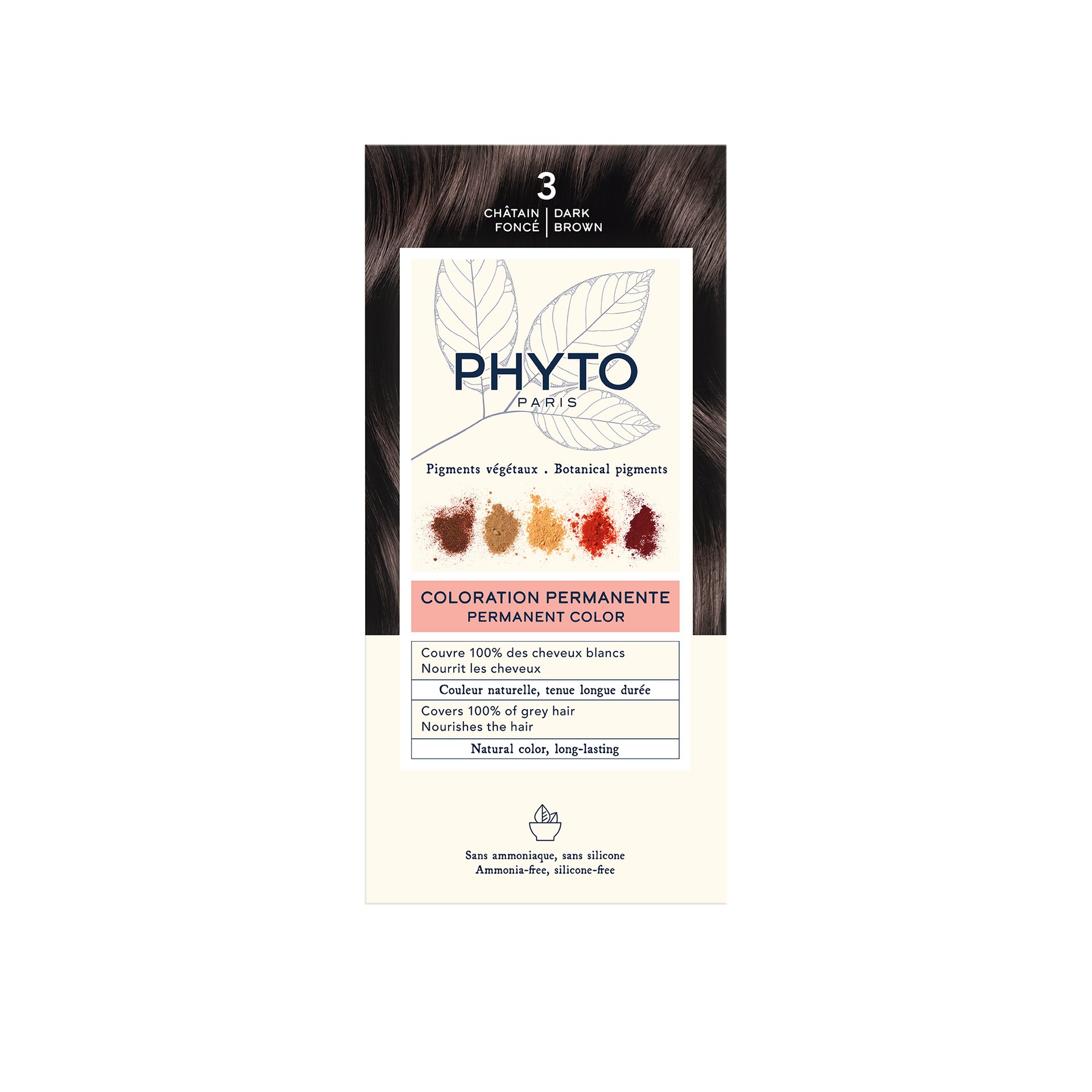 PHYTO PHYTOCOLOR 3 Châtain Fonc (ТЪМЕН КЕСТЕН)