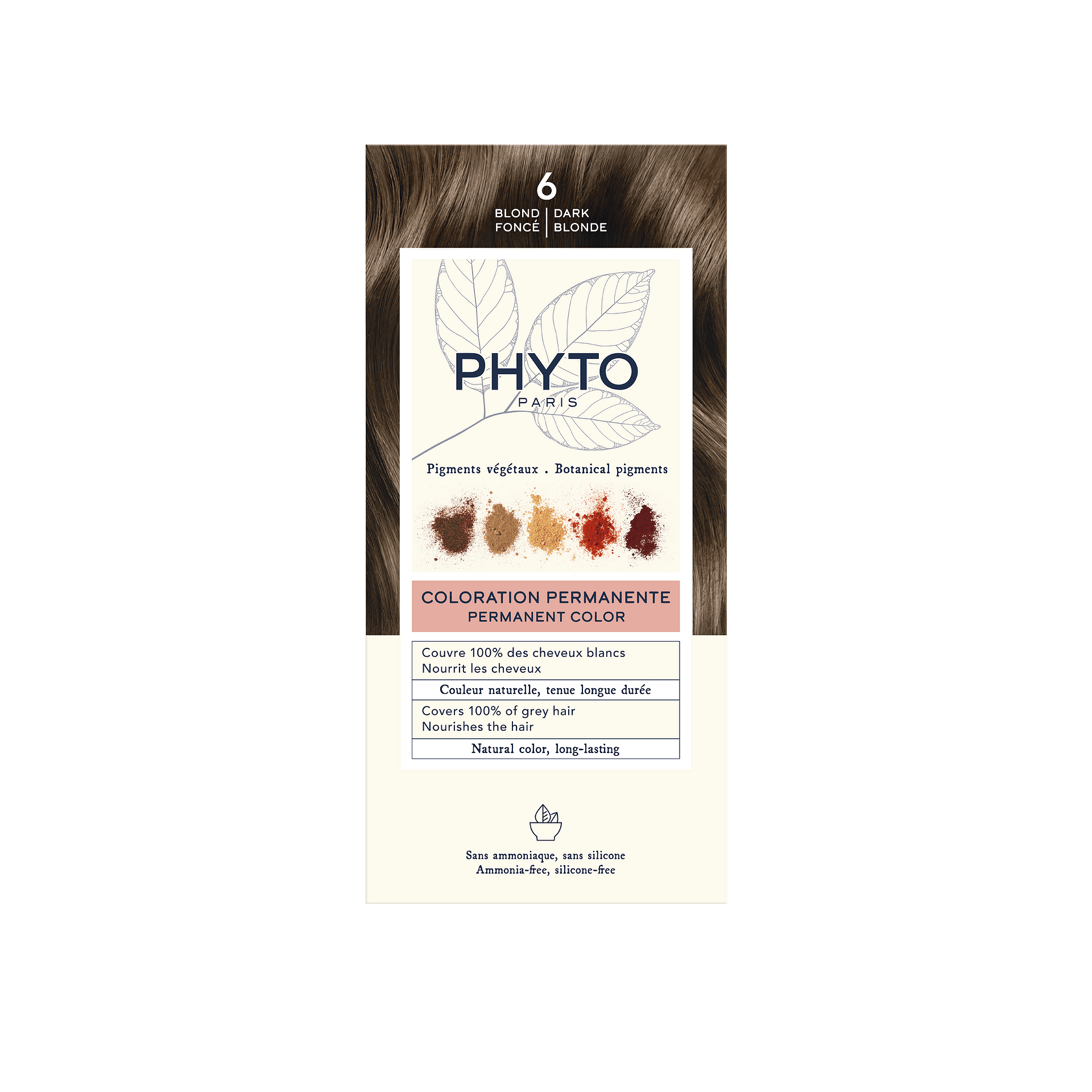 PHYTO PHYTOCOLOR 6 Blond Foncé (ТЪМНО РУСО)