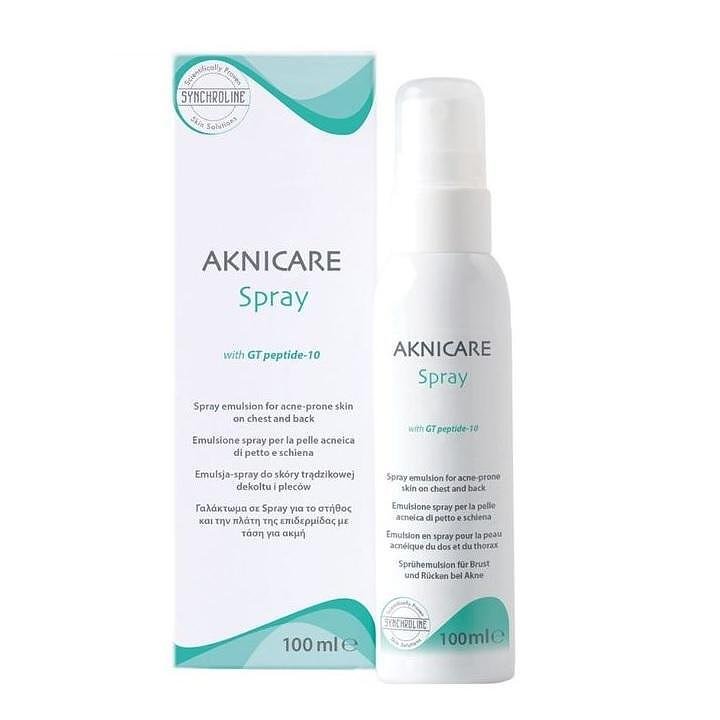 SYNCHROLINE AKNICARE SPRAY / СИНХРОЛАЙН АКНИКЕР СВ СПРЕЙ ЕМУЛСИЯ 100 МЛ