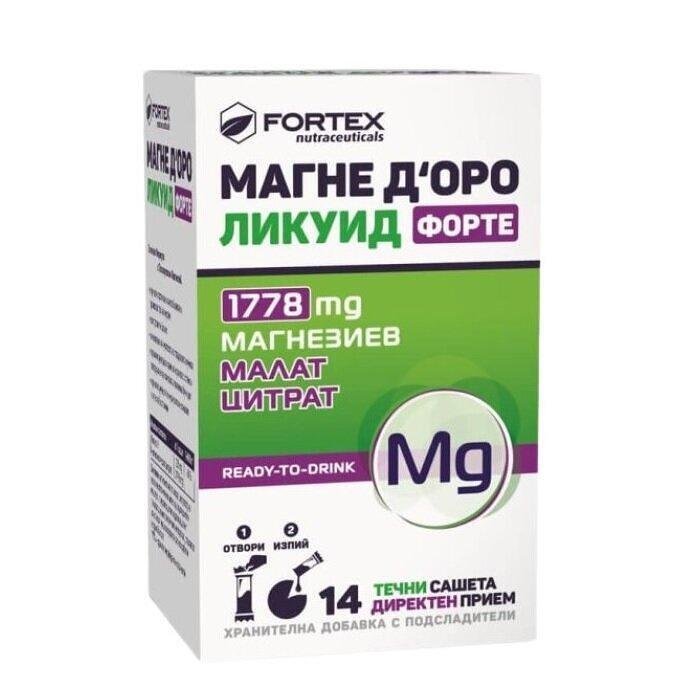 МАГНЕ Д'ОРО ЛИКУИД ФОРТЕ САШЕ 15 МЛ Х 14