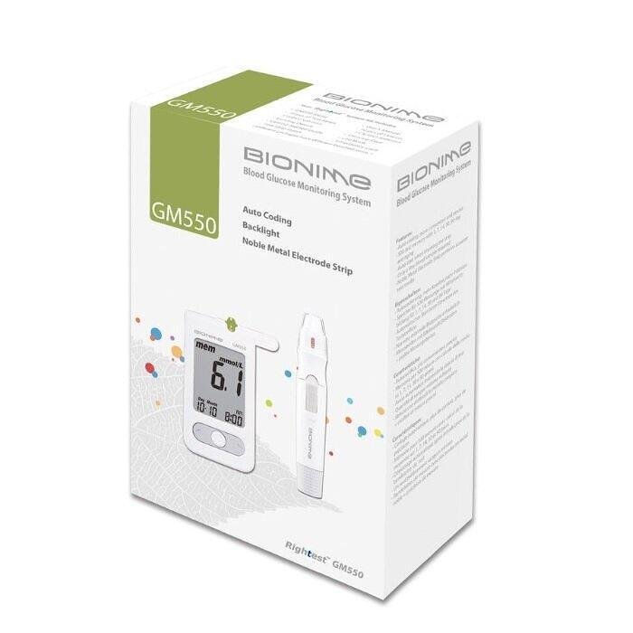 BIONIME ГЛЮКОМЕР GM550 (БЕЗ ТЕСТ-ЛЕНТИ)